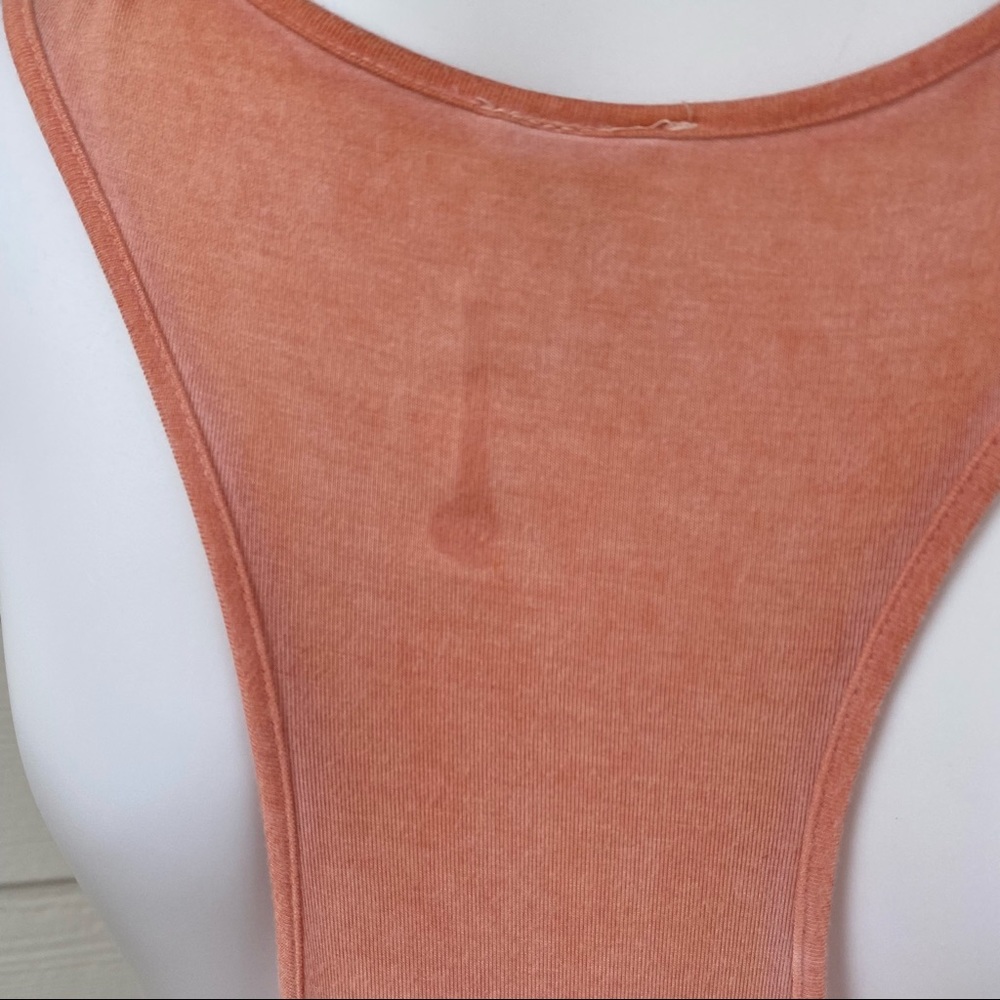 FREE PEOPLE Amelia Pink Racerback Tank Top - Picture 10 of 10